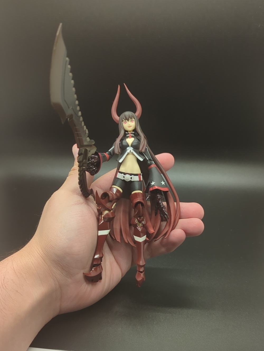 Anime Manga Black Gold Saw Black Rock Shooter Figma #168 figure, Max Factory